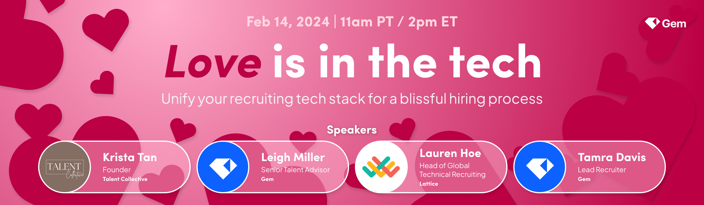 Love is in the Tech | Banner Image