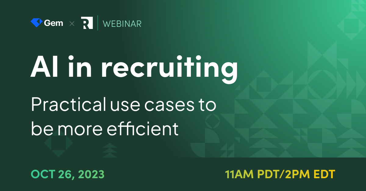 Webinar | Recruiting Daily AI in Recruiting: Practical use cases | Resource Preview