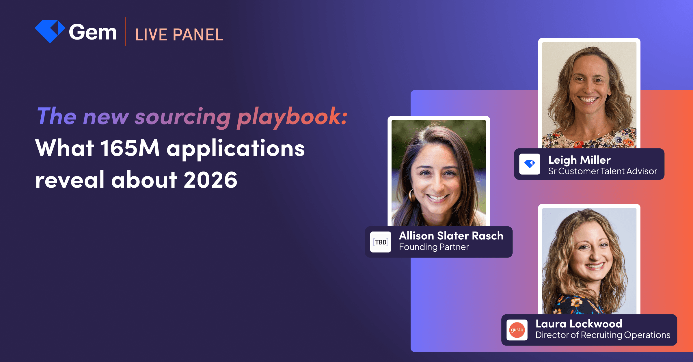 2026 Benchmarks webinar